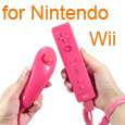 Blue Remote Nunchuck Controller For Nintendo Wii Game  