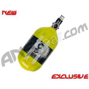   Air Tank 68/4500 w/ Custom Products Regulator   Neon Yellow Sports