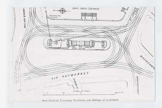 x8967   Liverpool Tramway Map   photo  