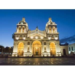  Cordoba Cathedral at Night, Cordoba, Argentina, South 