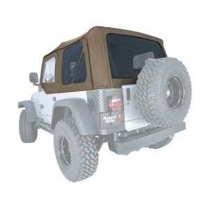 SOFT TOP, RUGGED RIDGE, FACTORY REPLACEMENT WITH DOOR SKINS, 20 MIL 