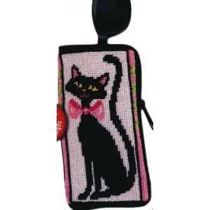  Pretty in Pink Cat Needlepoint Kit (canvaswork 