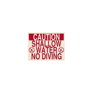   Diving Sign for Residential or Commercial Pools Patio, Lawn & Garden