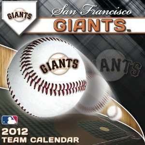  MLB San Francisco Giants 2012 Box Calendar