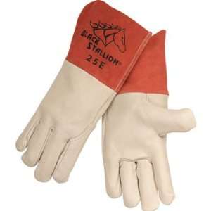   Grain Cowhide MIG Welding Gloves   Long Cuff   Large
