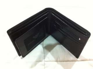 Brand New Emporio Armani Black Leather Wallet  