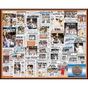   Collage Florida Gators Basketball Headlines Poster