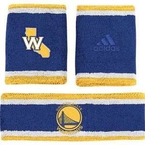  Golden State Warriors Headband and Wristband Set (Royal 