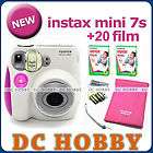 Fuji instax mini 7s Fujifilm instant Polaroid camera 50 film items in 