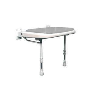  AKW Wide Padded Fold Up Shower Seat, Gray Health 