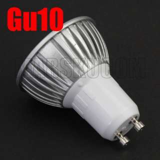   GU10 3x1W LED Light Warm & Cool White Light Bulb Lamp AC 85V 265V 12V