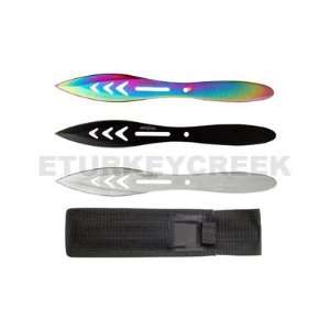 Mix Color Throwing Knife Set 3pc.