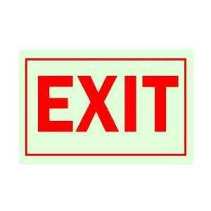 Sign,7x10,exit   BRADY  Industrial & Scientific