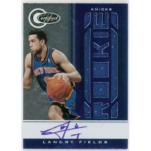  Landry Fields 2010 11 Panini Totally Certified Rookie Autograph 
