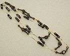 Signed SEASONAL WHISPERS 86 INCH LONG WRAP NECKLACE GOL