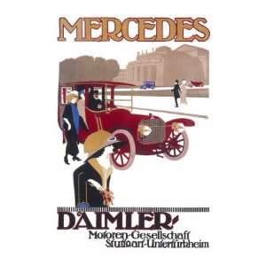  Advertisement for Mercedes Daimler in Stuttgart Stretched 