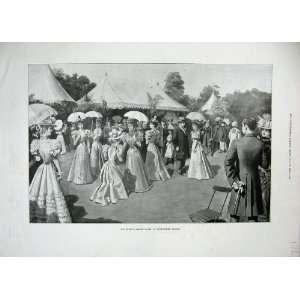   1896 Queen Garden Party Buckingham Palace London Art