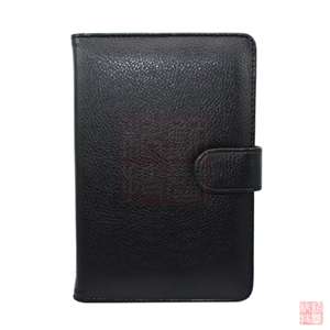 Black Leather Case Cover for  Kindle Fire 7 Tablet (2011 Model 