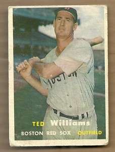 1957 TOPPS TED WILLIAMS # 1  