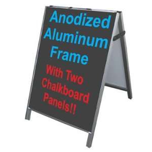  36 Aluminum A Frame Sidewalk Sign Chalkboard Office 