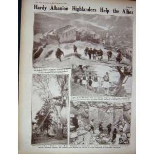   WW1 1918 German Prisoners Austrian British Albanians
