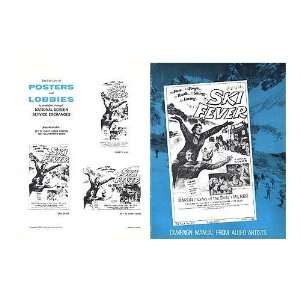  Ski Fever Original Movie Poster, 10 x 13 (1968)