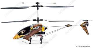 New DH 9051A 3.5CH Metal Brown Eagle Gyro RC Helicopter  