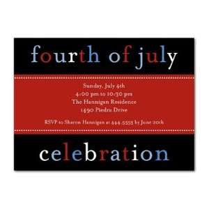  Party Invitations   Fourth Of July By Kinohi Designs 