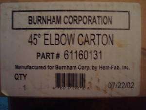 Large Lot Burnham 45/90 degree Locking Band and Elbow  