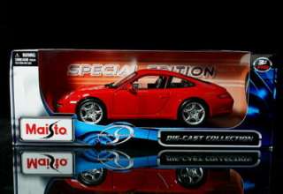 Porsche 911 Carrera S MAISTO Diecast 118 Scale Red  