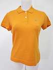 LACOSTE Orange Pique Stitch Short Sleeve Polo Shirt 34  