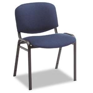  Alera® Reception Style Stacking Chairs with Blue Fabric 