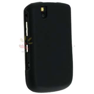 For Blackberry 9630 9650 Black Premium Accessory Rubber Hard Case 