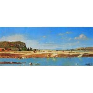   Guigou   24 x 10 inches   The Banks of the Durance