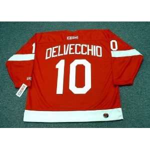 ALEX DELVECCHIO Detroit Red Wings CCM Throwback Home NHL Hockey Jersey 