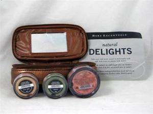 NEW Bare Escentuals id Minerals NATURAL DELIGHTS Eyeshadows Bag Kit 