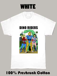 Dino Riders 80s Cartoon T Shirt  