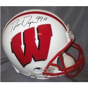  Ron Dayne Autographed Wisconsin Badgers Proline Helmet 