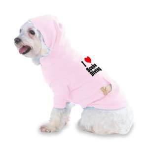 Love/Heart Scuba Diving Hooded (Hoody) T Shirt with pocket for your 