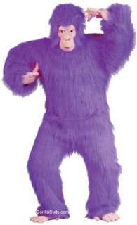 Purple Gorilla KING KONG Full Suit Costume Halloween  