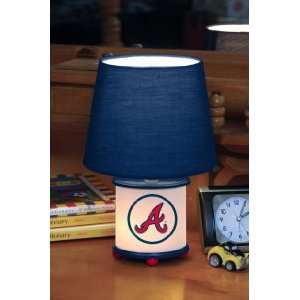  ATLANTA BRAVES Team Logo 12 Tall DUAL LIT ACCENT LAMP 