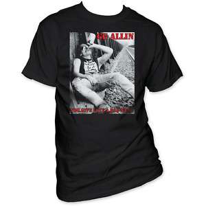 GG Allin You Give Love A Bad Name T Shirt Punk  