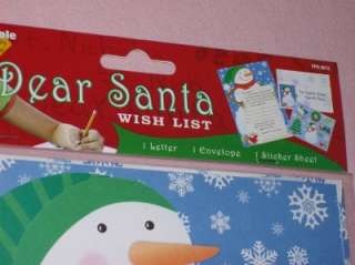 Dear Santa Wish List Letter Christmas Postcard ~1,2 or3  