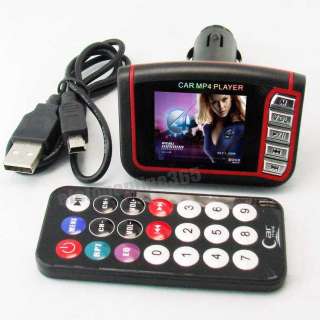 LCD Remote Transmitter Car MP4 Player SD MMC FM  
