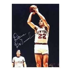  NBA Knicks Dave Debusschere Autographed Plaque Sports 