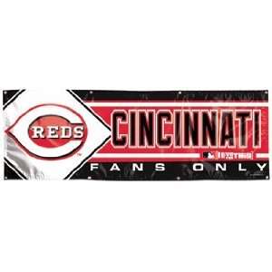  MLB Cincinnati Reds Banner   2x6 Vinyl
