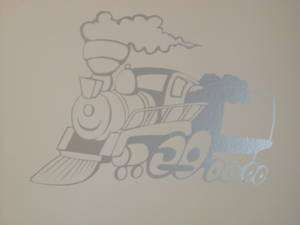 HUGE Train Kids wall Art Boys Room Decal Decals Thomas  