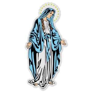  Virgin Mary Hail Mary christianity sticker 3 x 6 