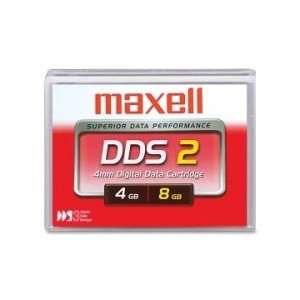  Maxell 4mm DDS 2 Tape Cartridge   Black   MAX200110 