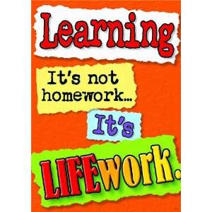  Learning Its Not Homework Large Poster Toys & Games
